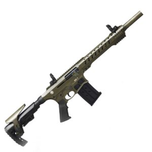 Espingarda Semi Automática HUGLU XR-7 Cal. .12GA 18.5" - Green 10 Tiros